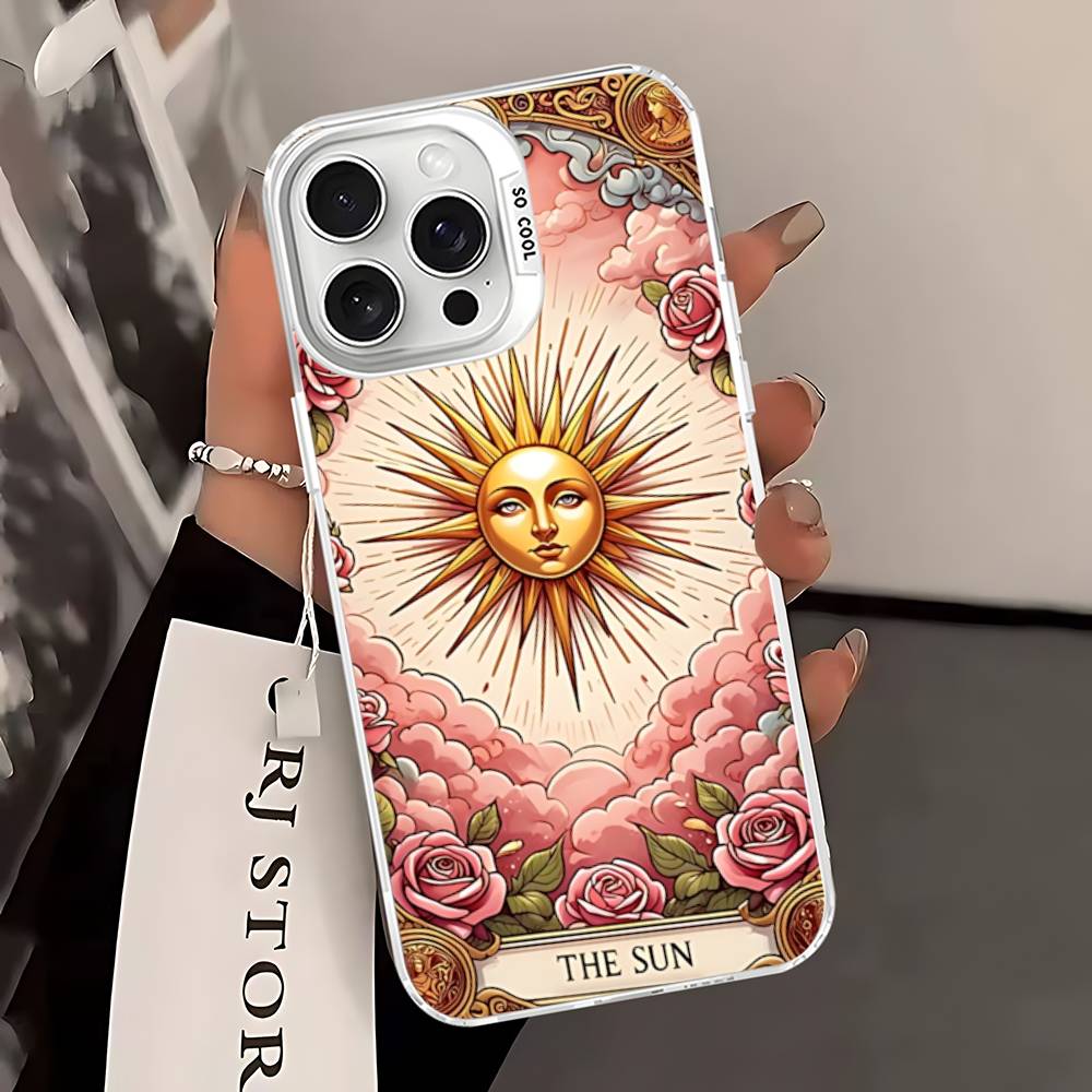 Divination Tools T-tarot Cards Phone Case For IPhone 17 16 15 14 13 12 11 Pro Max Plus Pro Colorful Shell