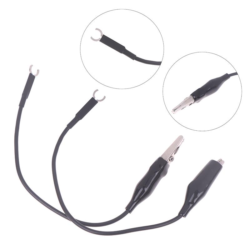 2 Stück Universelles Massekabel Oszilloskop Massekabelklemme Elektrisches Schutzkabel Sonde