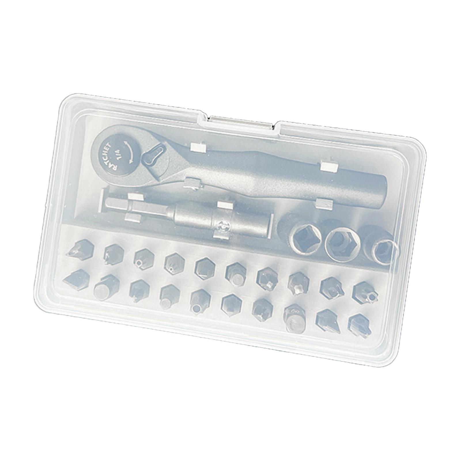 

25 in 1 Mini Ratchet Wrench Ratchet Tool for Tight Space Automotive Repair Home Improvement Easy Socket Wrench 1