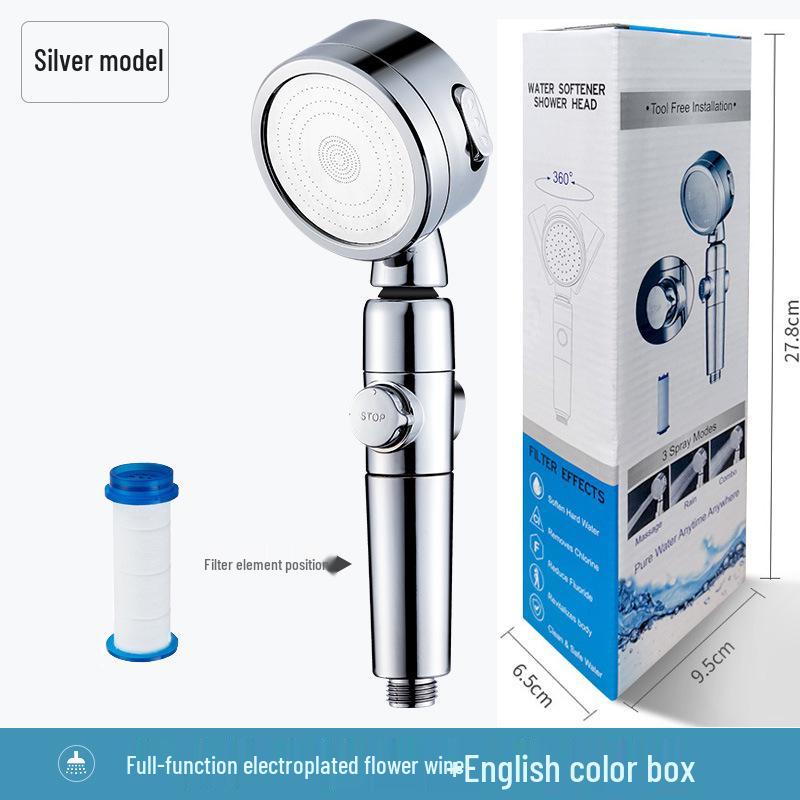 Трехрежимный ручной напорный душевой набор