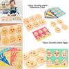Wooden Emotion Eggs Early Educational Matching Toy For Toddlers And Babies