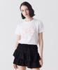 Awesome Studio Ribbon Applique Short Sleeve T-Shirt White