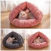 Triangle Soft Warm Pet Cat Dog bed Cave House Sleeping Bag Cushion Pad Tent Kitten Cozy Indoor Cushion Kennel Pet Accessories