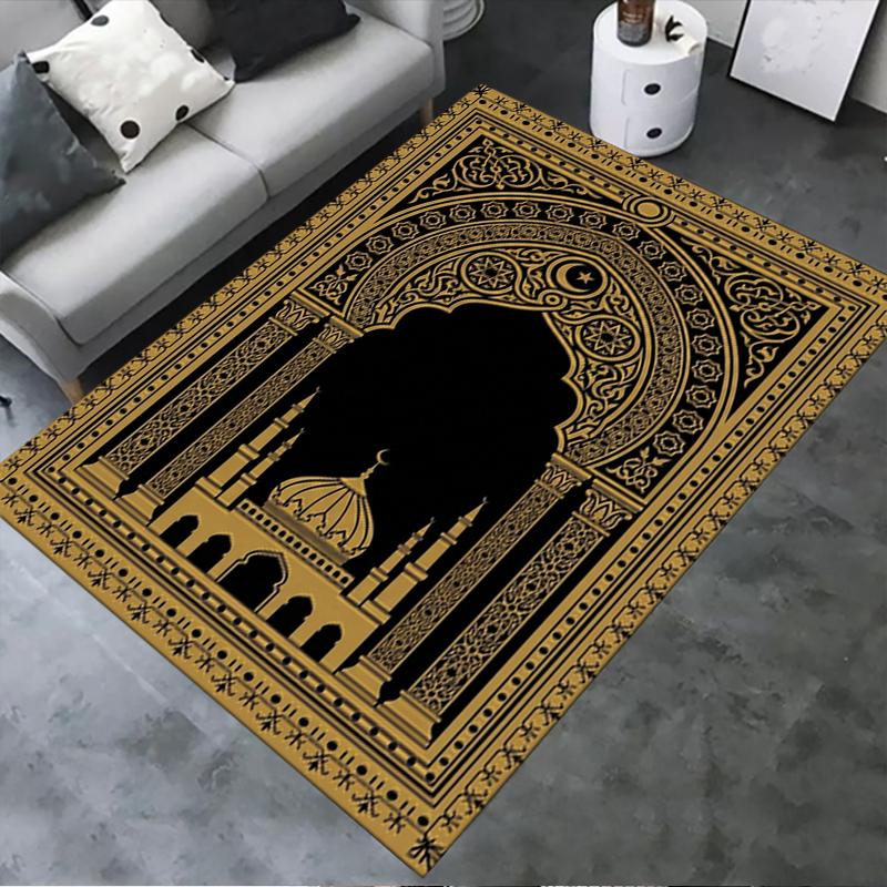 2025 New Muslim Carpet Rug for Living Room Bedroom Home Sofa Decoration,Kids play Non-slip Floor Mat129