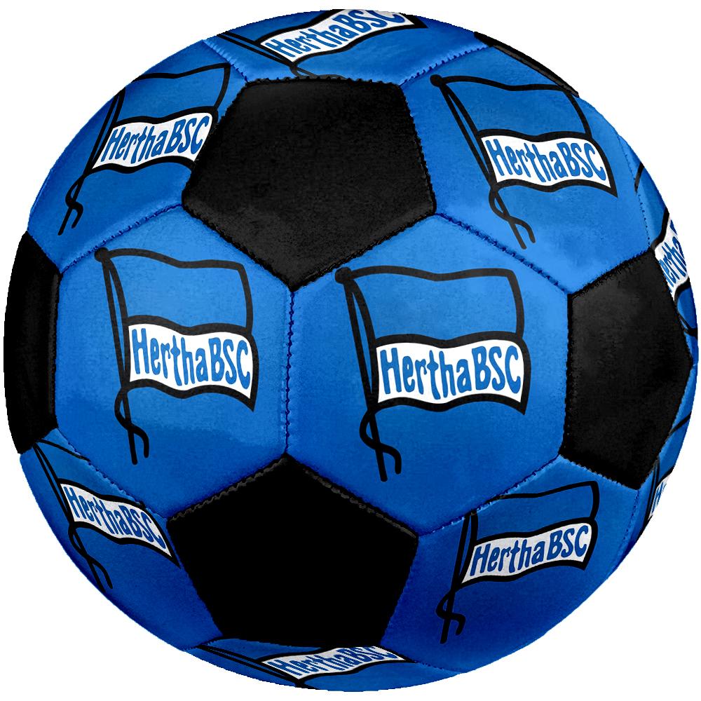 SIZE 5 Hertha BSC Soccer Ball Colorful All Ages Machine Stitched PVC Competition Ready Durable High-Bounce
