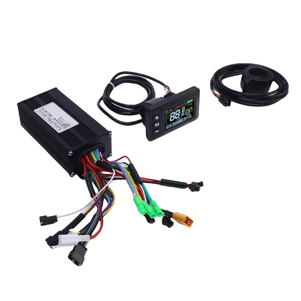 Electric Scooter Conversion Kit 26A Controller Rainproof LCD GD02 Color Display Meter 130X Thumb