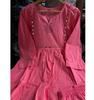 Indian Designer Pure Cotton Kurta Pant Set Women Bollywood Top Tunic Kurti Dress