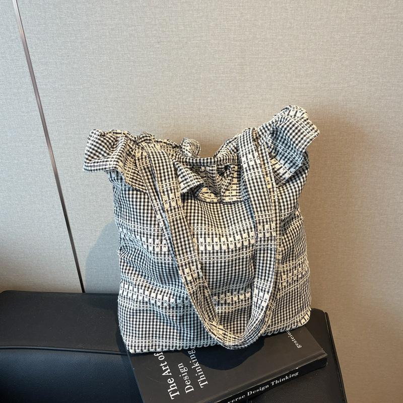 Fashion Casual Canvas Bag Wind Lazy Small Relaxation Tote Bag Shoulder Bag