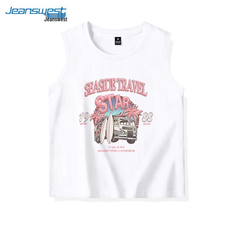 Jeanswest Damen lockeres Tanktop aus reiner Baumwolle