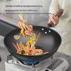 KOBACH Uncoated Cast Iron Wok
