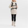 DECATHLON SH900 QUECHUA Minimalist Letter Warm Waterproof Hooded Down Jacket Women's Cream Beige
