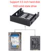 ABS Plastic 5.25inch Optical Drive Position to 3.5 inch 2.5 inch SSD Bracket Dock Hard Drive Holder For PC Enclosure