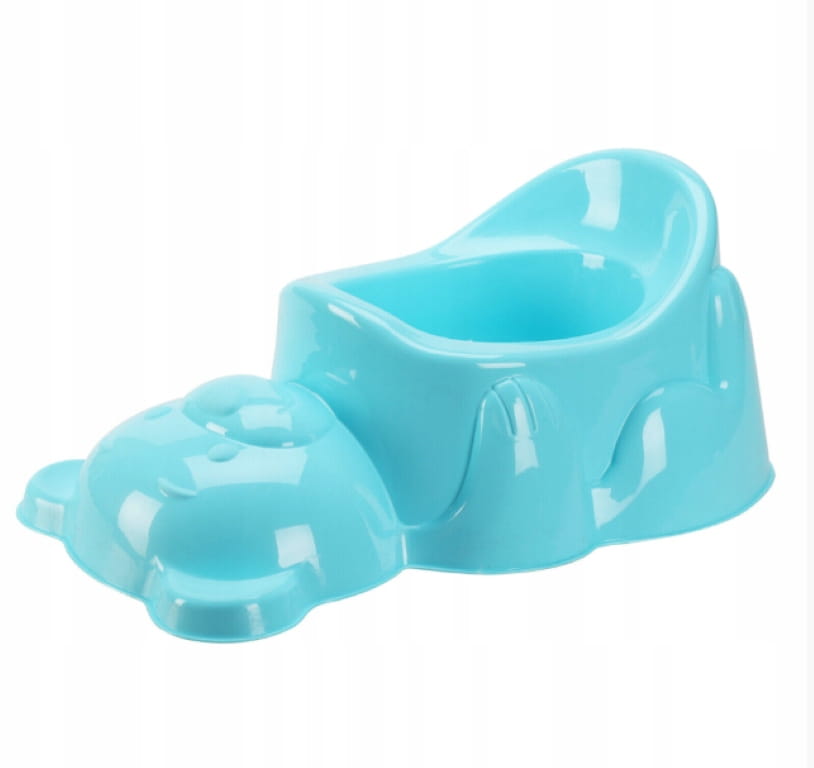 Children's potty with a teddy bear, plastic, 41x27 cm