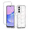 For Samsung Galaxy A26 5G Case Acrylic TPU Clear Phone Cover with Laser-printed Film