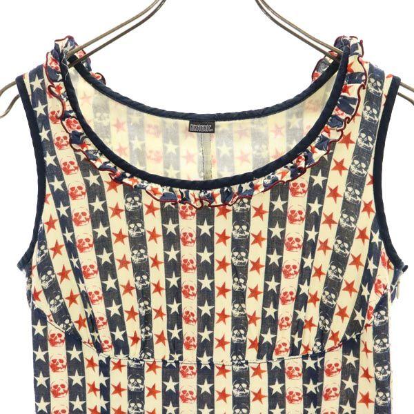 HYSTERIC Made In Japan Overall Handle No Sleeve One Piece F Women Used