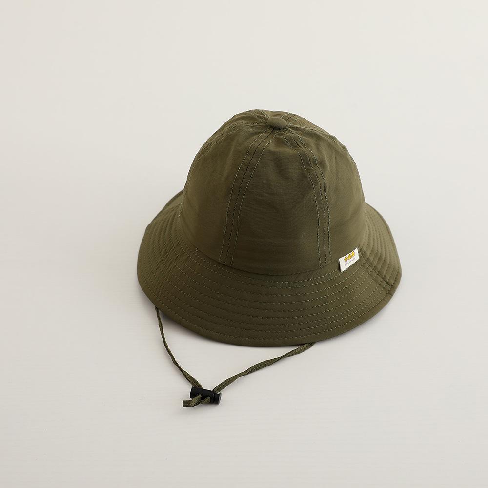 Kids Hats 48-50cm 1-3 years Spring summer Fashion Solid Color Sun Hat for Boys Girls Bucket Hat Baby Fisherman Cap