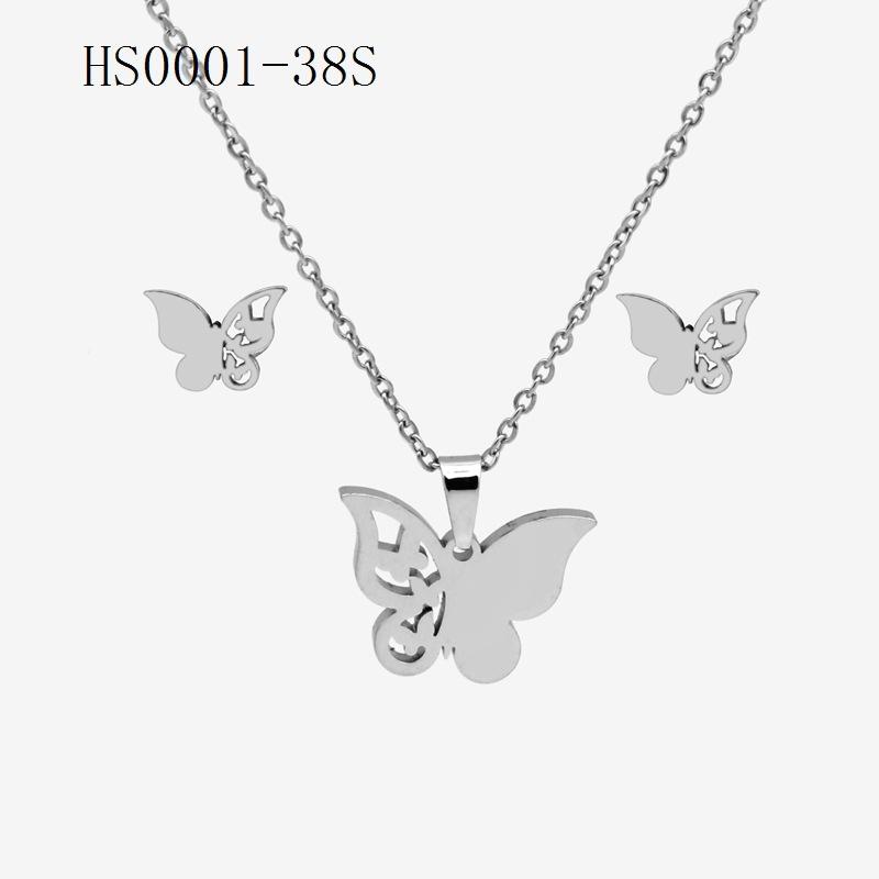 1 комплект элегантных женских подвесных ожерелий с подвесками и серьгами для пирсинга — фото 35