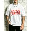 Men Round Neck T-Shirt Loose Fit 100 Percent Fashion Versatile Soft Comfortable Fabric for Daily Wear And Festival Gifts Tango Music Theme Autumn