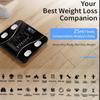 Bluetooth Body Fat Scale with Charging Feature - TEMU English Version