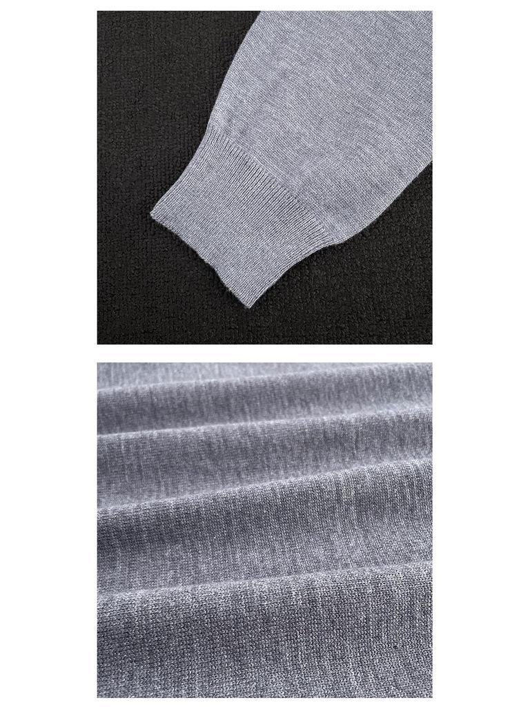 Men's Korean Style V-Neck Loose Knit Sweater