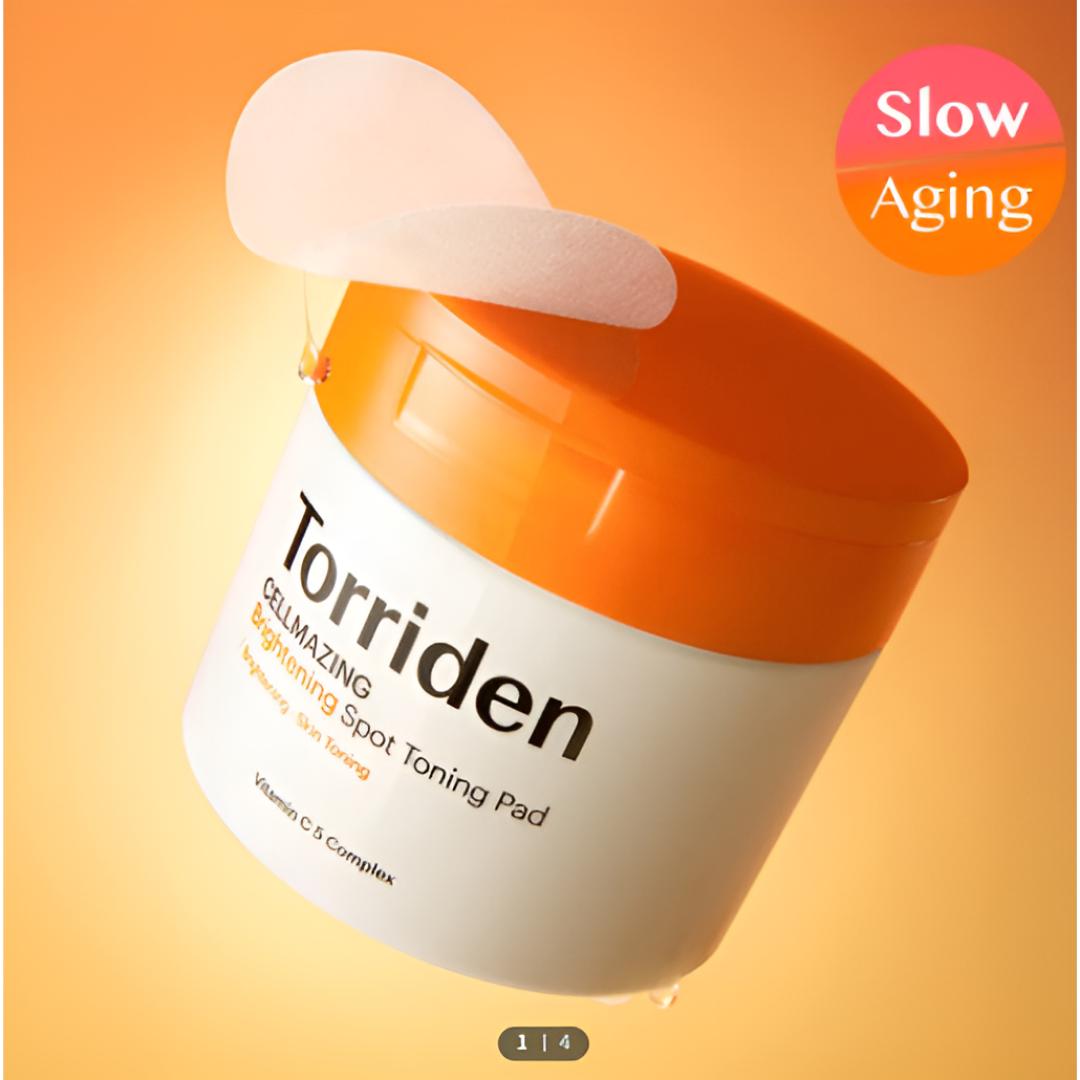 

[TORRIDEN] Cellmazing Vita C Brightening Toning Pads 70 Sheets