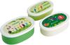 Pikmin Lunch Boxes, Sealable Containers, Set of 3, Microwaveable, Made in Japan, Top Container: 180ml, Middle Container: 280ml, Bottom Container: