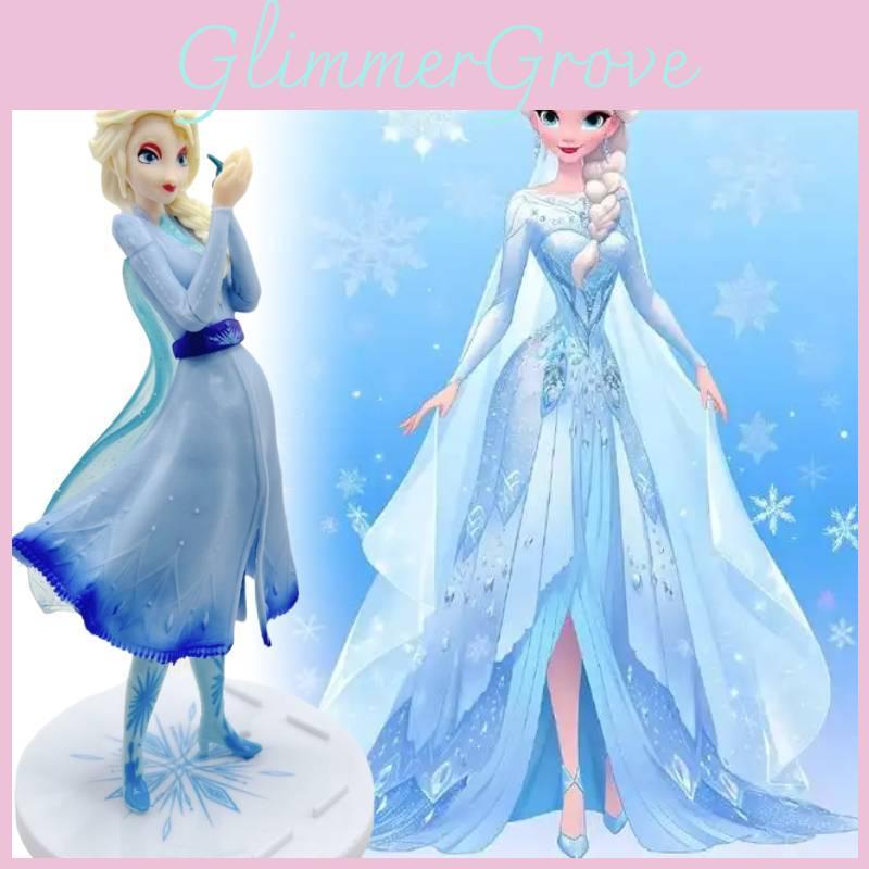 Frozen Figurine Elsa Anime Model Toys Statuary Ornament Christmas Gifts