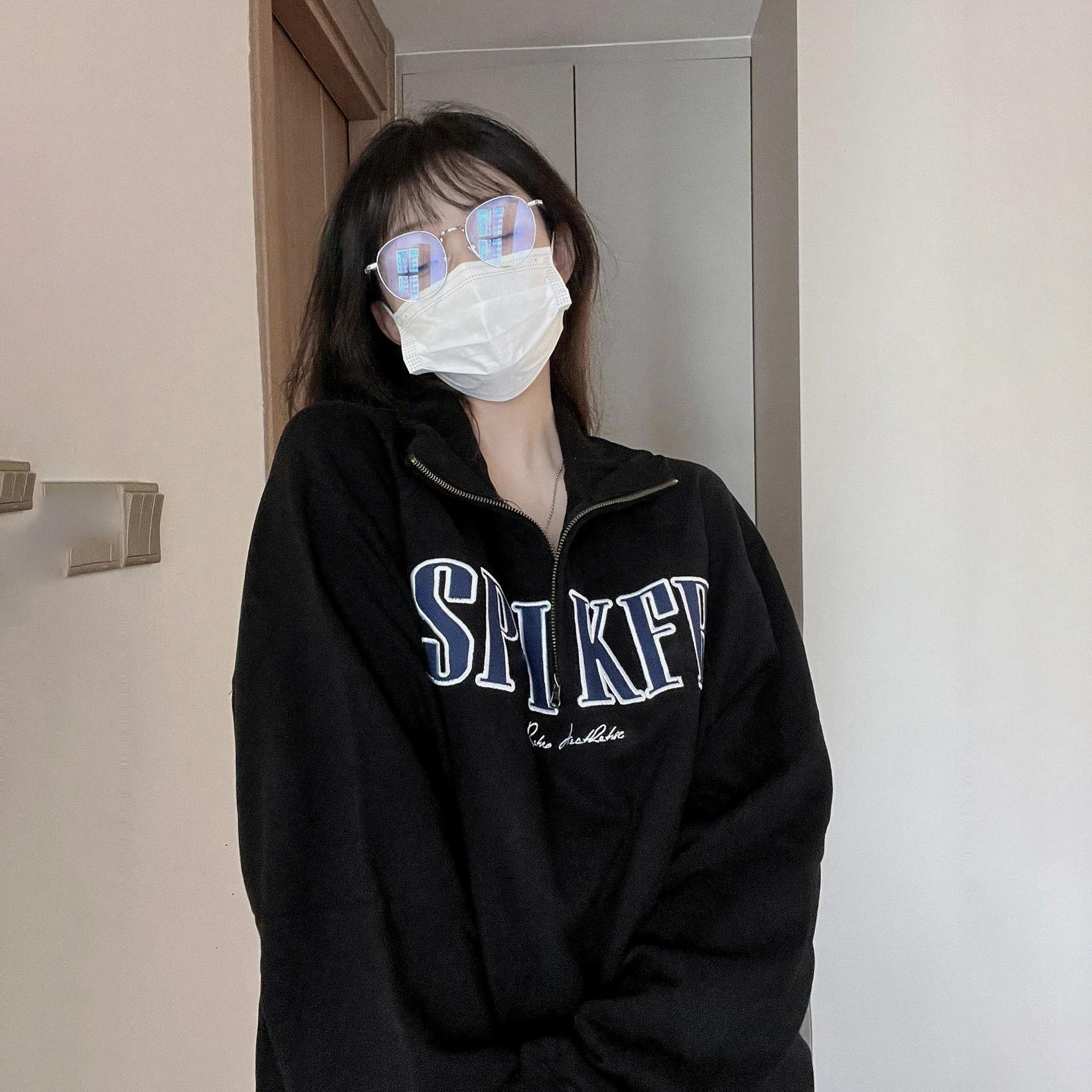 Женские свободные свитера с длинным рукавом и V-образным вырезом — фото 4