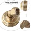 Easily Installable Brass Spray Nozzle with Seven Holes and Flexibility