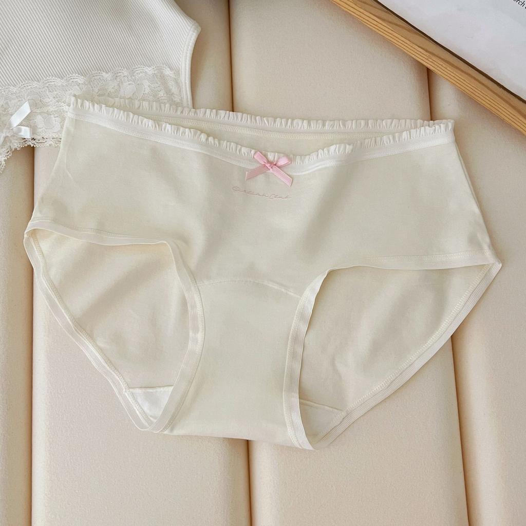 Antibacterial Pure Cotton Pantiesr with A Comfortable Waist and Low Breathability Women’s Panties