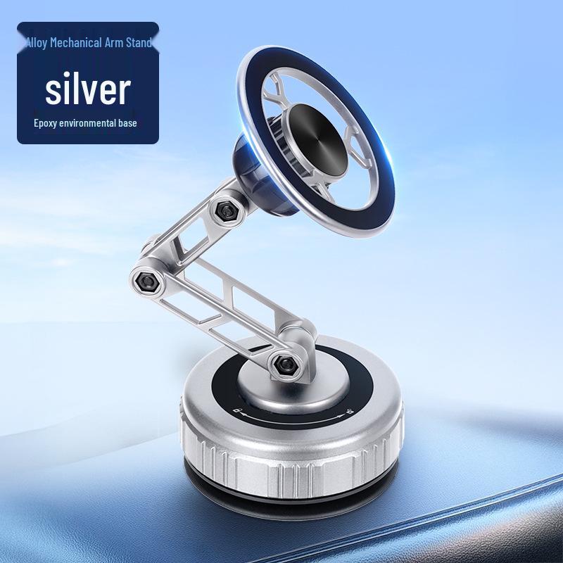3-Axis Adjustable Magnetic Phone Holder - Car Mount with Vacuum Suction Cup