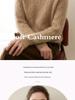 Women's Thickened Half-High Neck Cable Knit Cashmere Sweater - Soft, Versatile Autumn/Winter Pullover