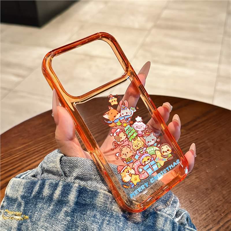 Luxus Weihnachten Tier Stadt Hülle für iPhone 17 Pro Max/16 Pro