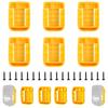 Battery Rack Holder for DCB202 DCB203 DCB204 20V Power Tool ABS Construction MultiDirection Installation in Garage