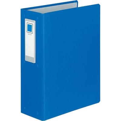 KOKUYO Aktenordner Röhrenordner Langer Korpus A4 4 Löcher 800 Blatt Fassungsvermögen Blau F-L684NB