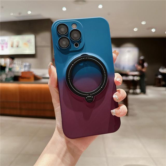 For iPhone 15 Pro Max Luxury Magsafe Magnetic Stand Liquid Silicone Phone Case For iPhone 11 12 13 14 16 Plus Protective Cover