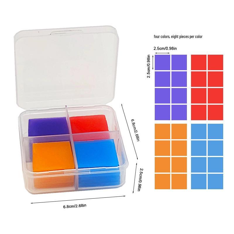 DIY Vícebarevné diamantové malování Vrtací pero se silikonovými bloky a volitelnou barevnou krabičkou