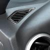 Real Carbon Fiber Car Accessories Dashboard Air Vent Decorative Cover Soft Sticker For Subaru BRZ Toyota 86 GT86 2017 2018