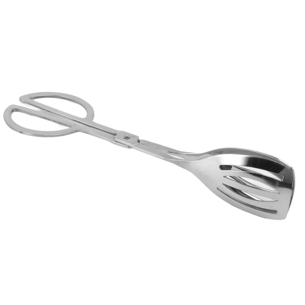 Serving Tongs 201 Stainless Steel Rust Proof Corrosion Proof Comfortable Grip Food Tongs for Kitchen