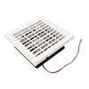 Side Exhaust RV Vent Fan Louvered Grid Odor Remove Silent Ventilation Fan for Motorhome DC 12V