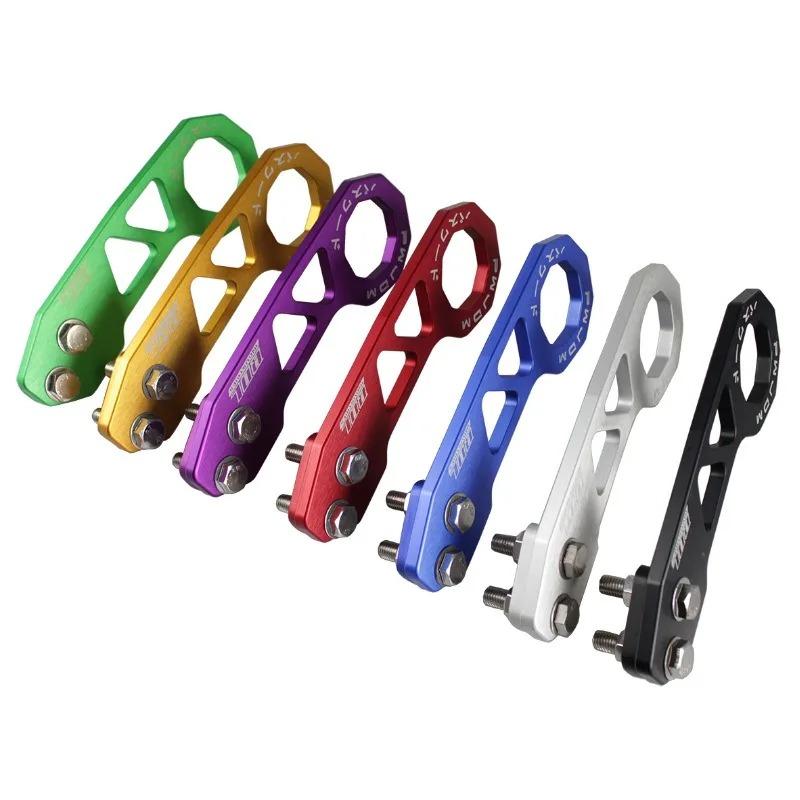 Traktionsanhängerhaken JDM Aluminiumlegierung Heckanhängerhaken Wettbewerbsfähiger Rennstoßfänger Heckhaken Seilanhängerzubehör