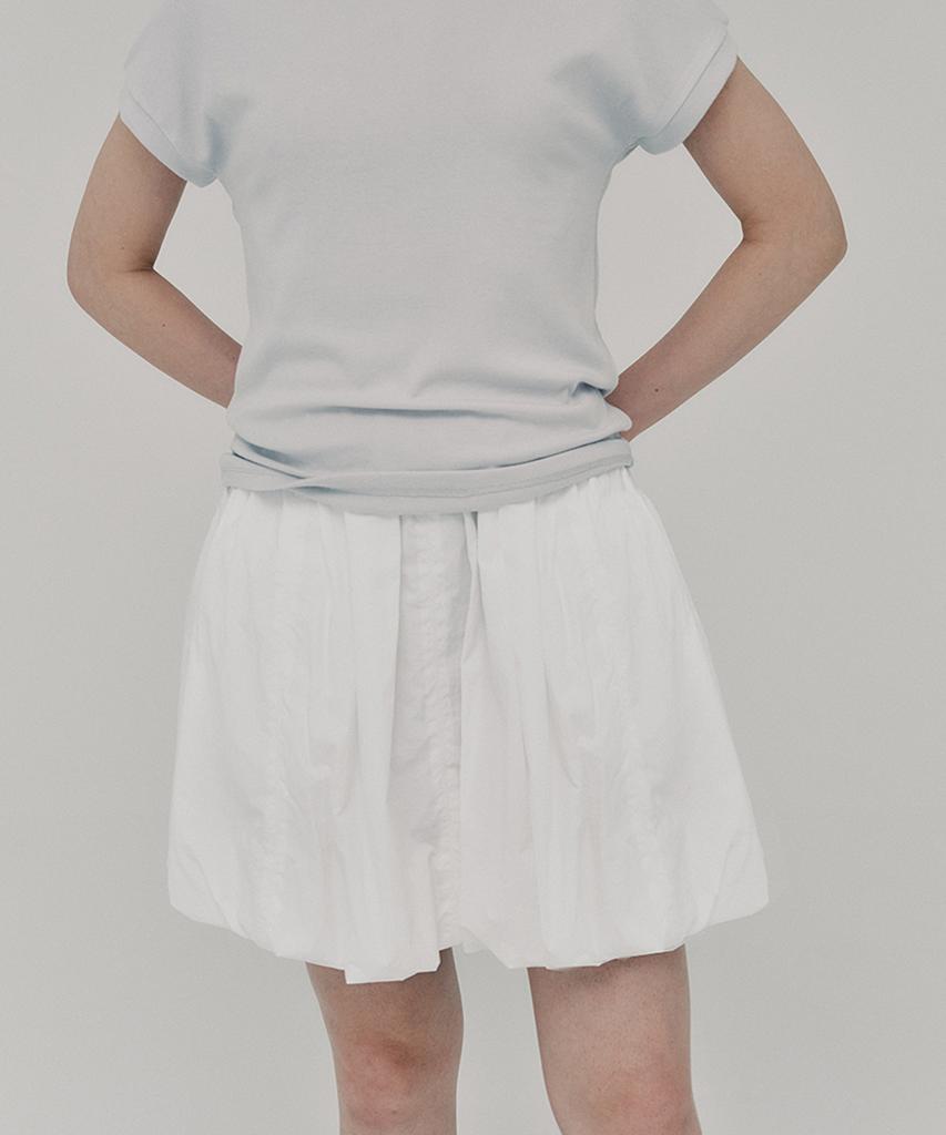 Awi Balloon Skirt_White
