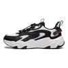 Li Ning Kids Soft Lightweight Shock Absorbing Low Top Casual Shoes Kids Sneaker White Black YKCU112-1