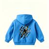 Autumn/Winter Children's Fun Tiger Pattern Hooded Sweatshirt - Cute Korean-style Trendy Print - Boys' Girls' Pullover Sweatshirt