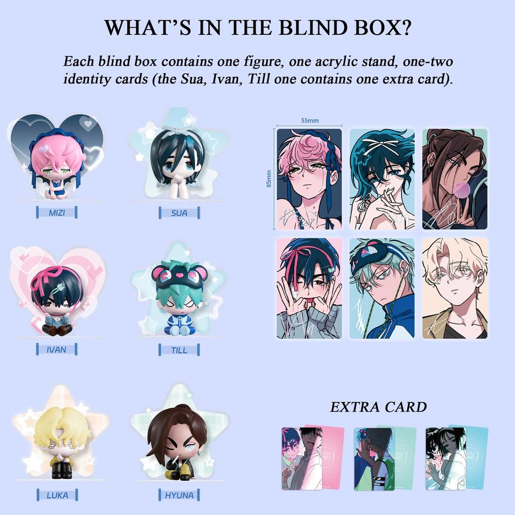 YJacuing Alien Stage Free Stage Series Blind Box Figures - Officially Licensed Mystery Figures (6 Characters Included)