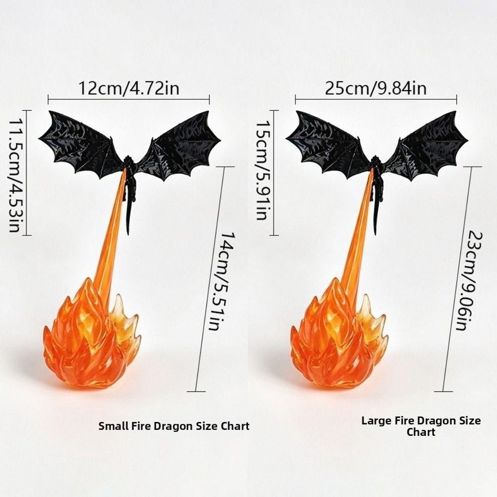 Flame Effect Dragon Bookshelf Decor Lamp LED Light Bookshelf Ornament Bookshelf Decor