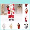 Wholesale Christmas New Elderly Doll Window Decoration 30cm Standing Santa Claus