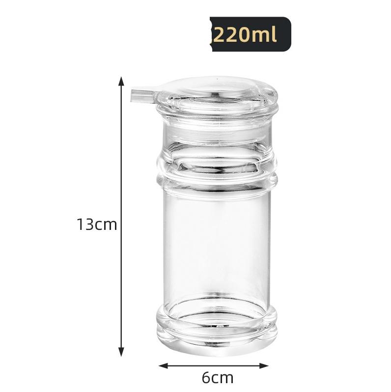 3 Sizes Transparent Oil Bottle Soy Sauce Vinegar Seasoning Organizers with Lid Wine Pot Olive Oil Bottle Kitchen Supplies