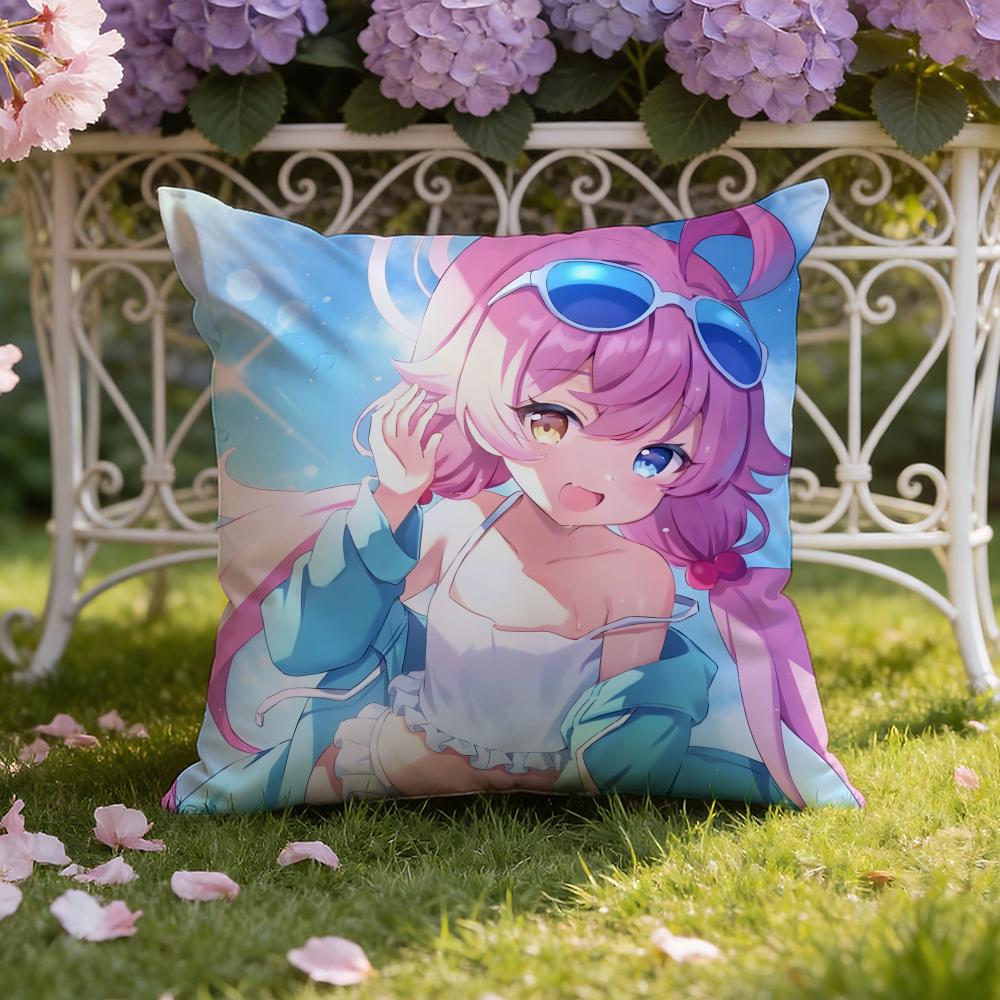 Cute Anime T-Takanashi Hoshino Cushion Cover Home & Car Dual-Scene Pillow Cover: Reversible for Premium Comfort