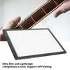 Slide viewer lightbox, ultra-thin light pad scanner with 3 brightness levels, USB-powered film negative and old slide scanning lightbox for displaying